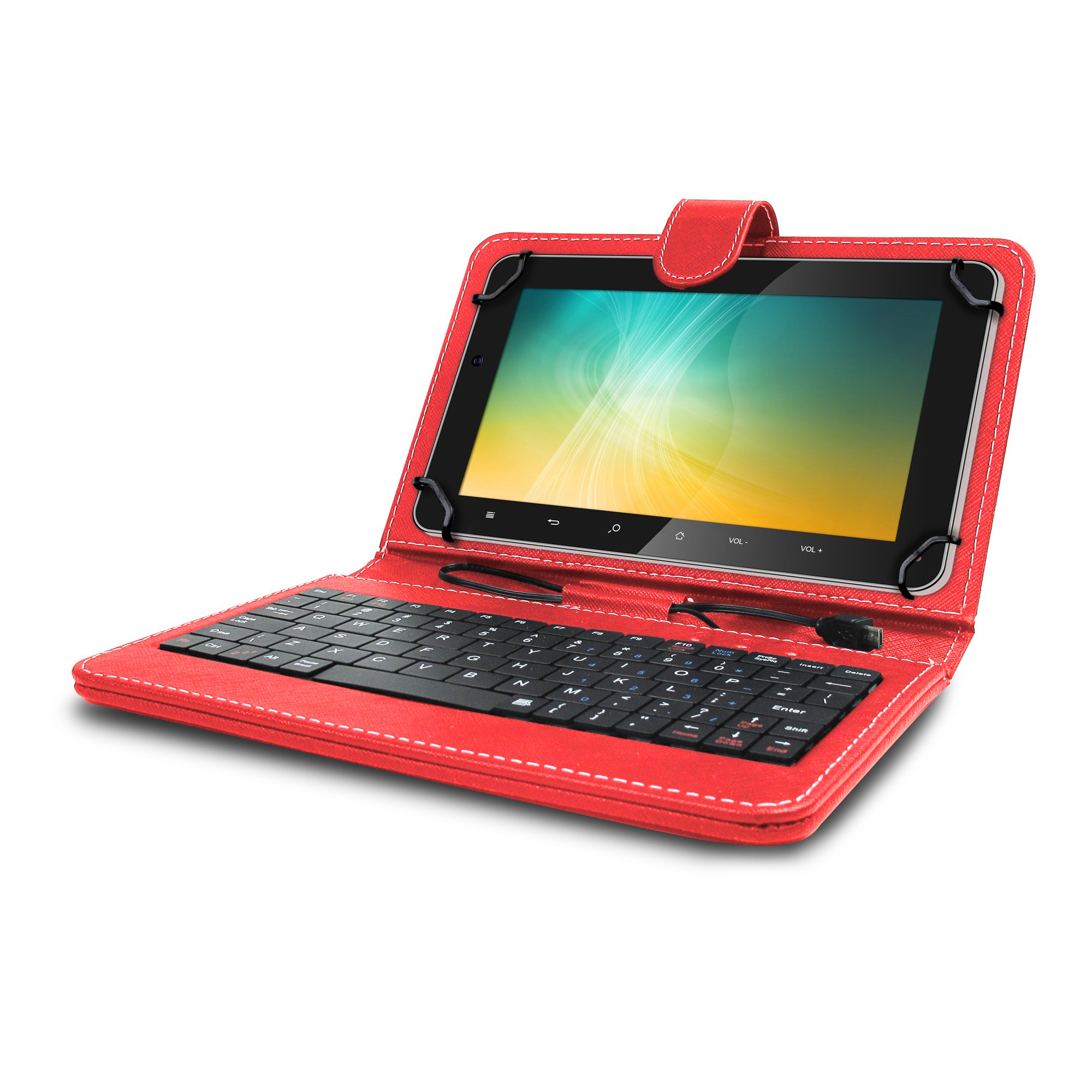 Husa Tableta Tastatura MRG L-405, 10 Inch, TypeC, Rosu